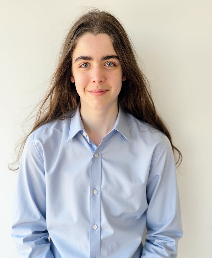 Classic portrait of Charlie R. Williams in a blue shirt