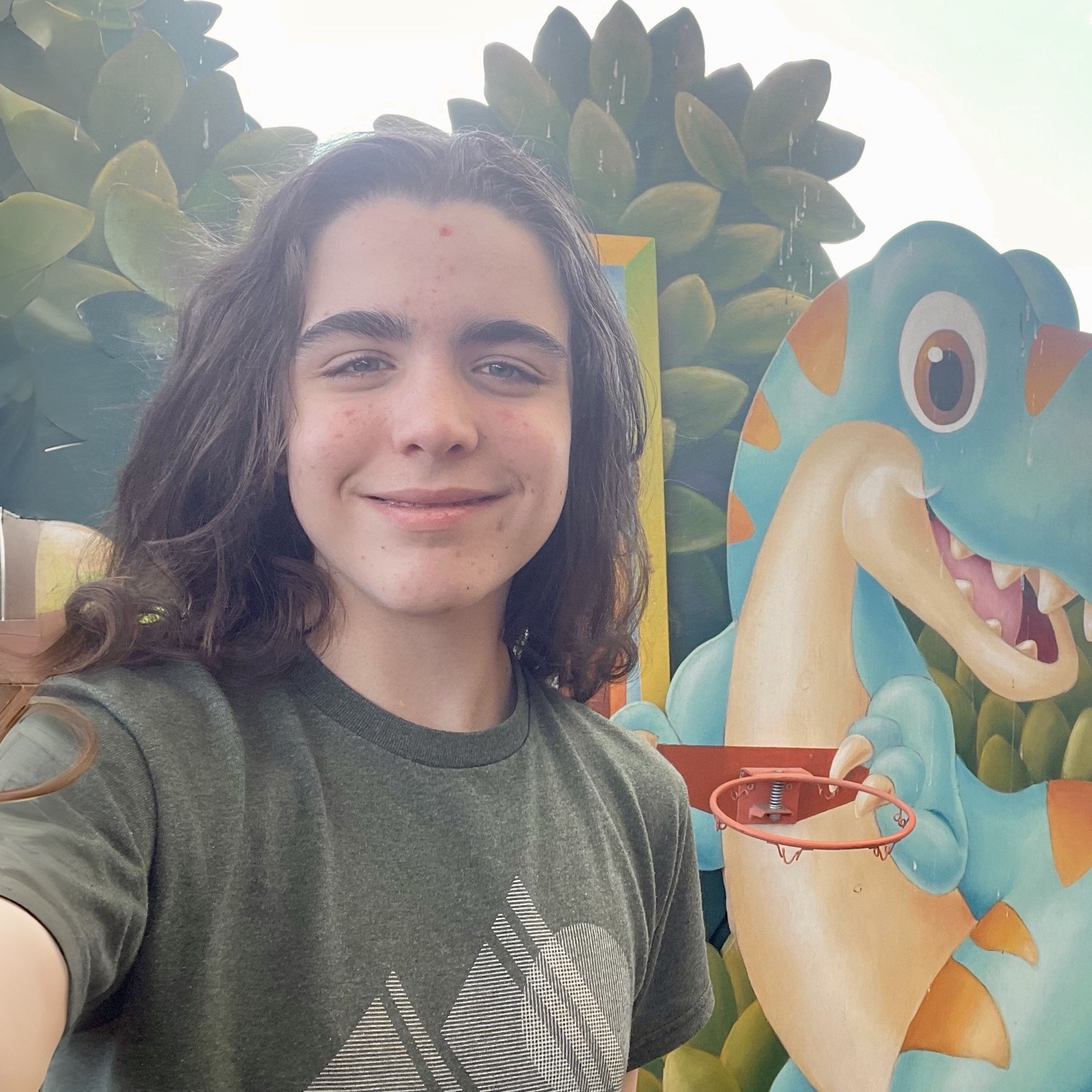 Candid portrait of Charlie R. Williams, teen voice actor